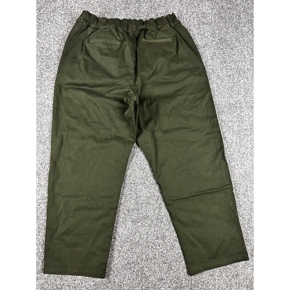 Toast Women's Gabi Cotton Pull On Pants Loden In "Olive" Be Green Size 16 - Picture 10 of 10